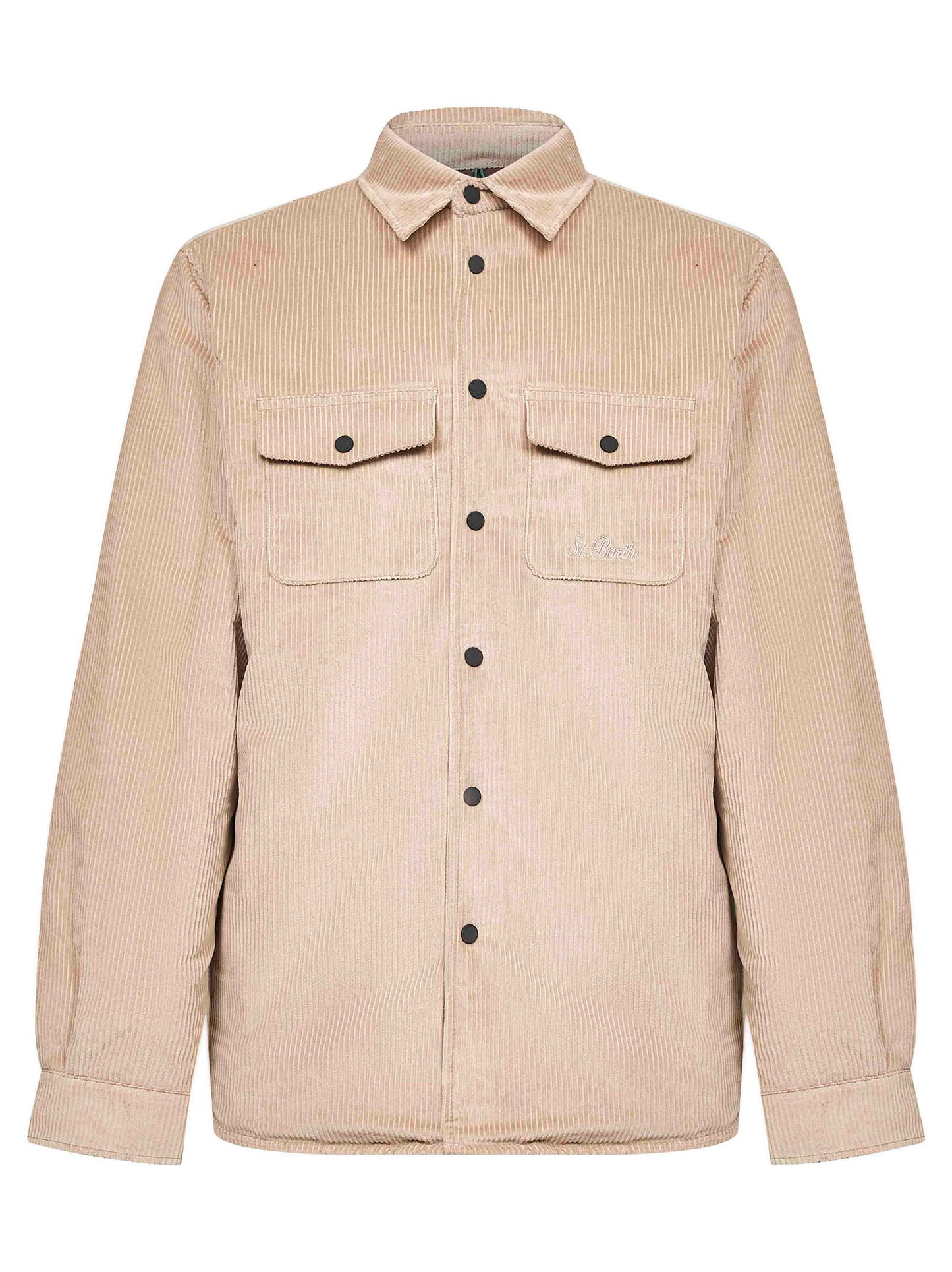 Beige corduroy Chalet shirt jacket
