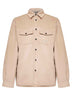 Beige corduroy Chalet shirt jacket