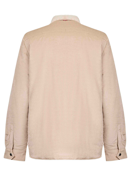 Beige corduroy Chalet shirt jacket
