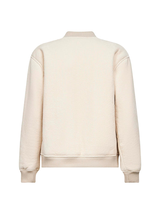 Bomber Celia in velluto a coste beige
