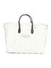 Borsa a mano Colette Wool Braid bianca