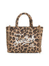 Borsa a mano Colette Felt leopardata
