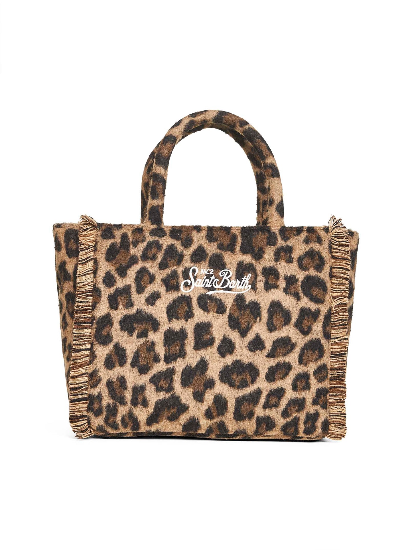 Borsa a mano Colette Felt leopardata