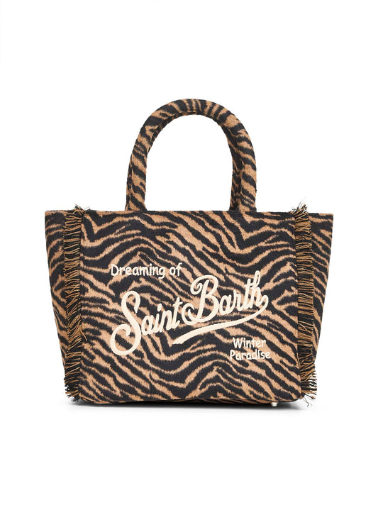 Zebra Colette Felt handbag