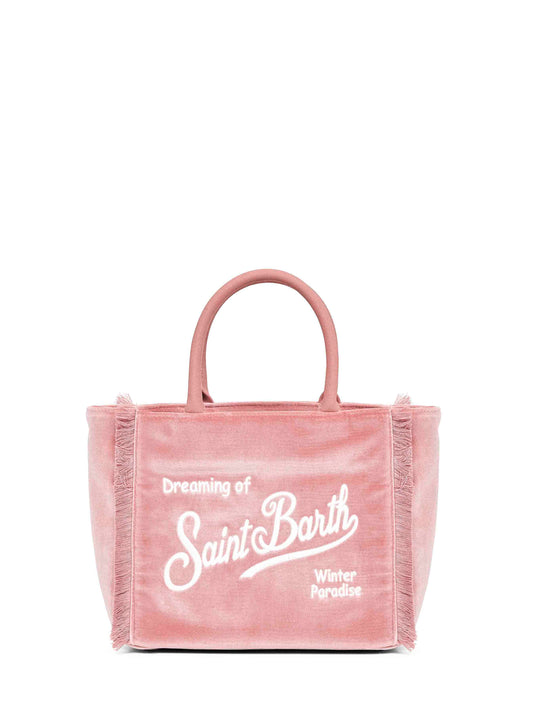Pink Colette Velvet handbag