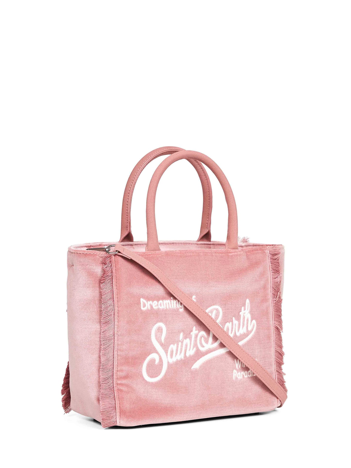Pink Colette Velvet handbag