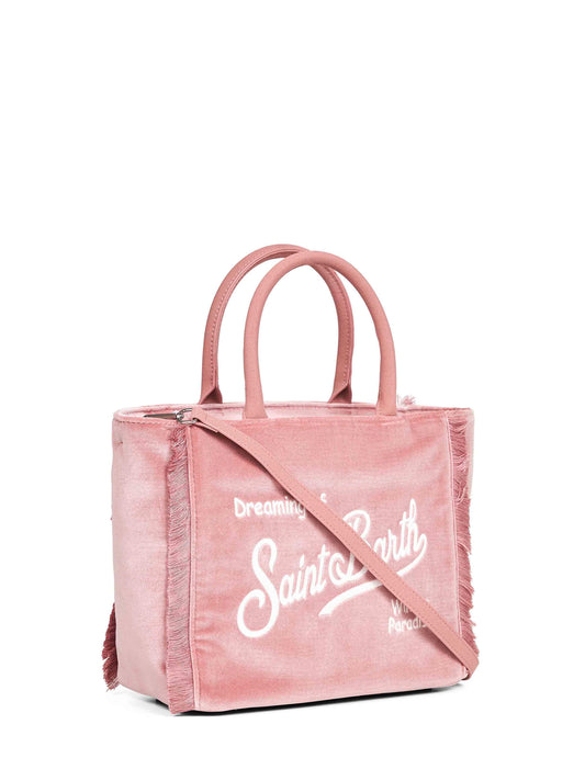 Pink Colette Velvet handbag