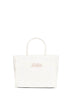 White Colette Velvet handbag