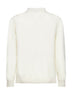 Ivory wool and cashmere knit Covent polo shirt