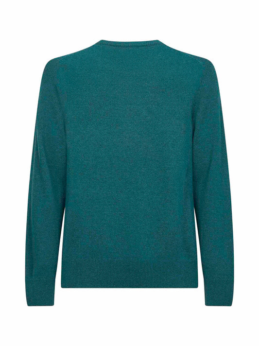 Green Heron embroidered sweater