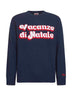 Blue Heron embroidered sweater