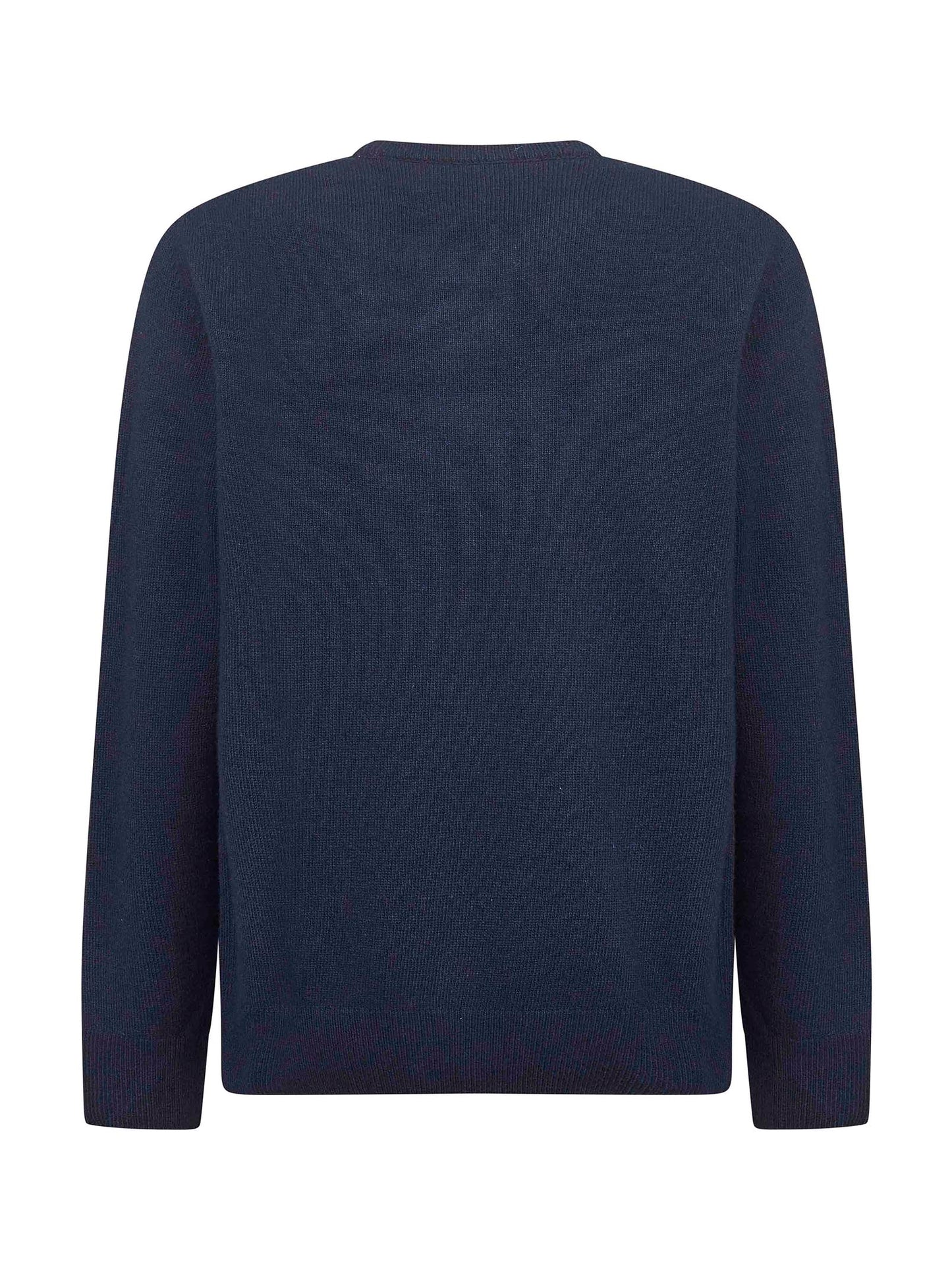 Blue Heron embroidered sweater