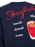 Blue Heron embroidered sweater