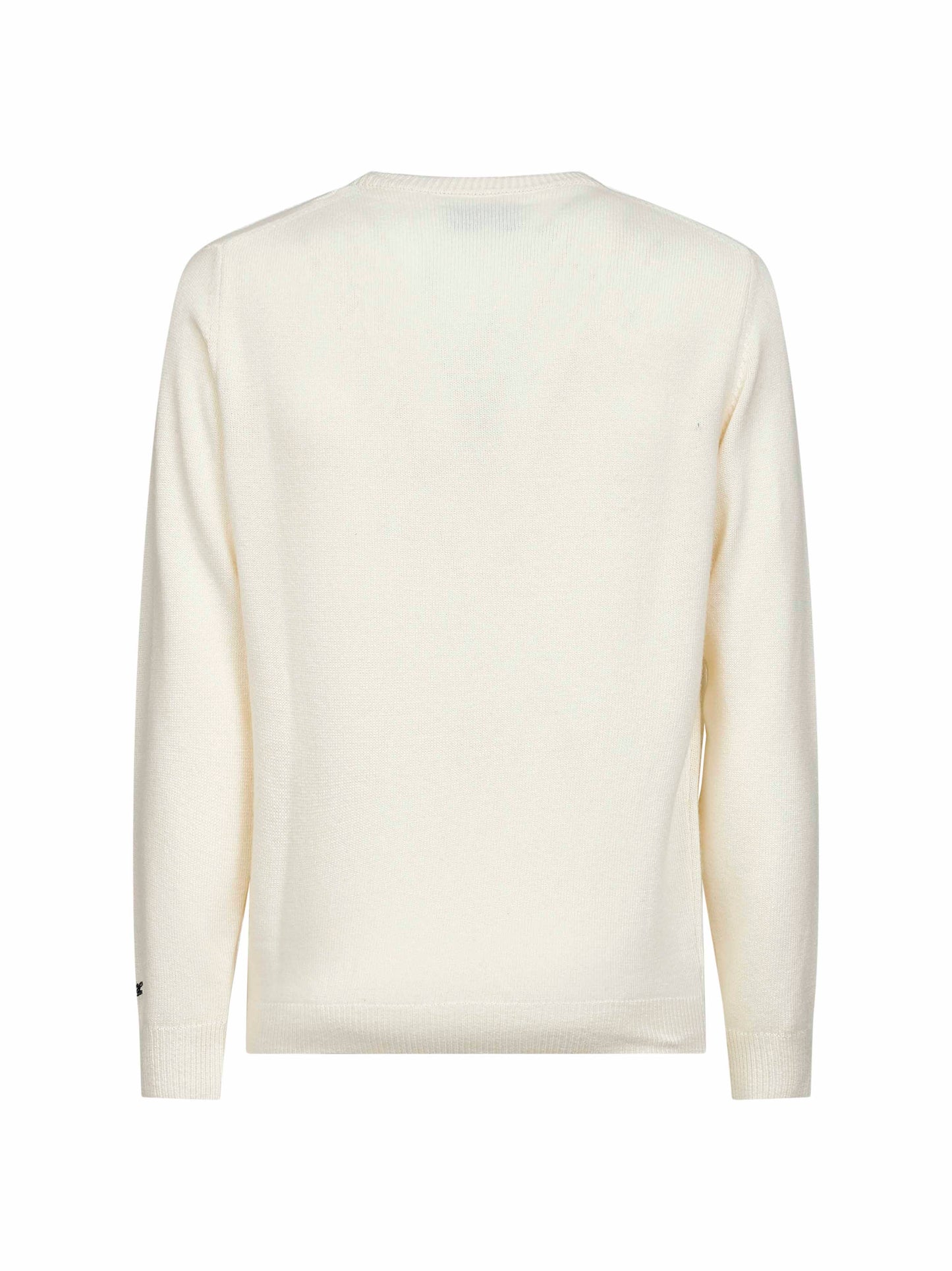 Ivory Heron embroidered sweater