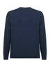 Blue Heron embroidered sweater