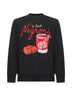 Blue Heron embroidered sweater