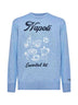 Light blue Heron embroidered sweater