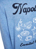 Light blue Heron embroidered sweater