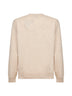 Beige Heron Light embroidered crewneck sweater