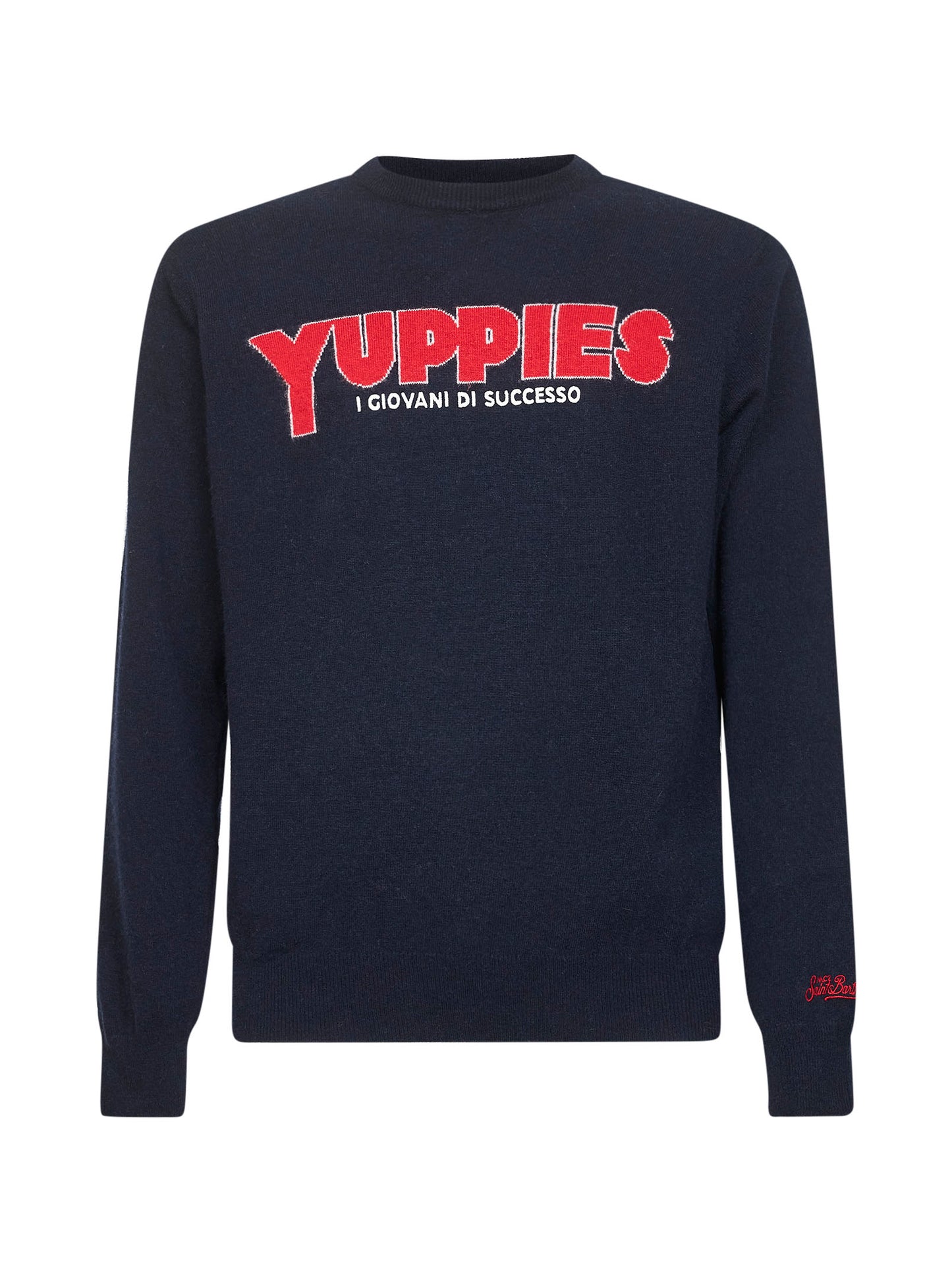 Blue Heron Light embroidered crewneck sweater