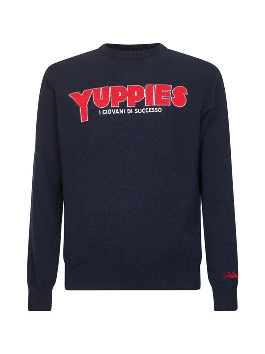 Blue Heron Light embroidered crewneck sweater