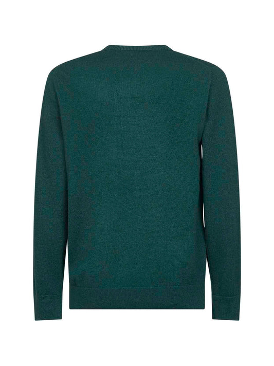 Green Heron Light embroidered sweater