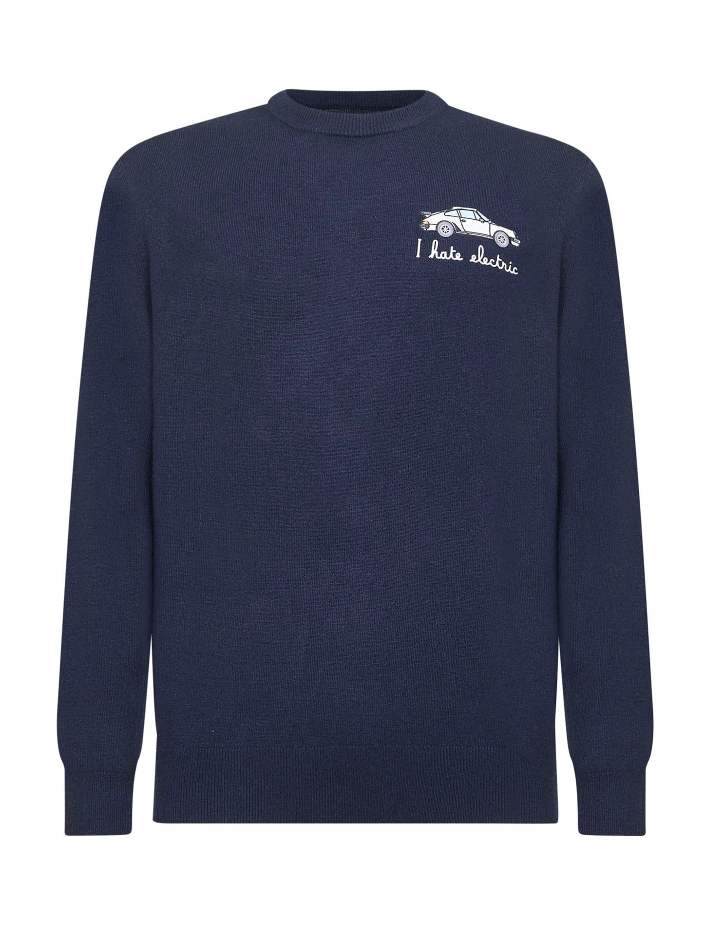 Blue Heron Light embroidered sweater