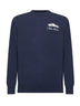 Blue Heron Light embroidered sweater