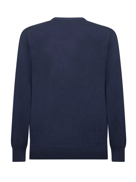 Blue Heron Light embroidered sweater