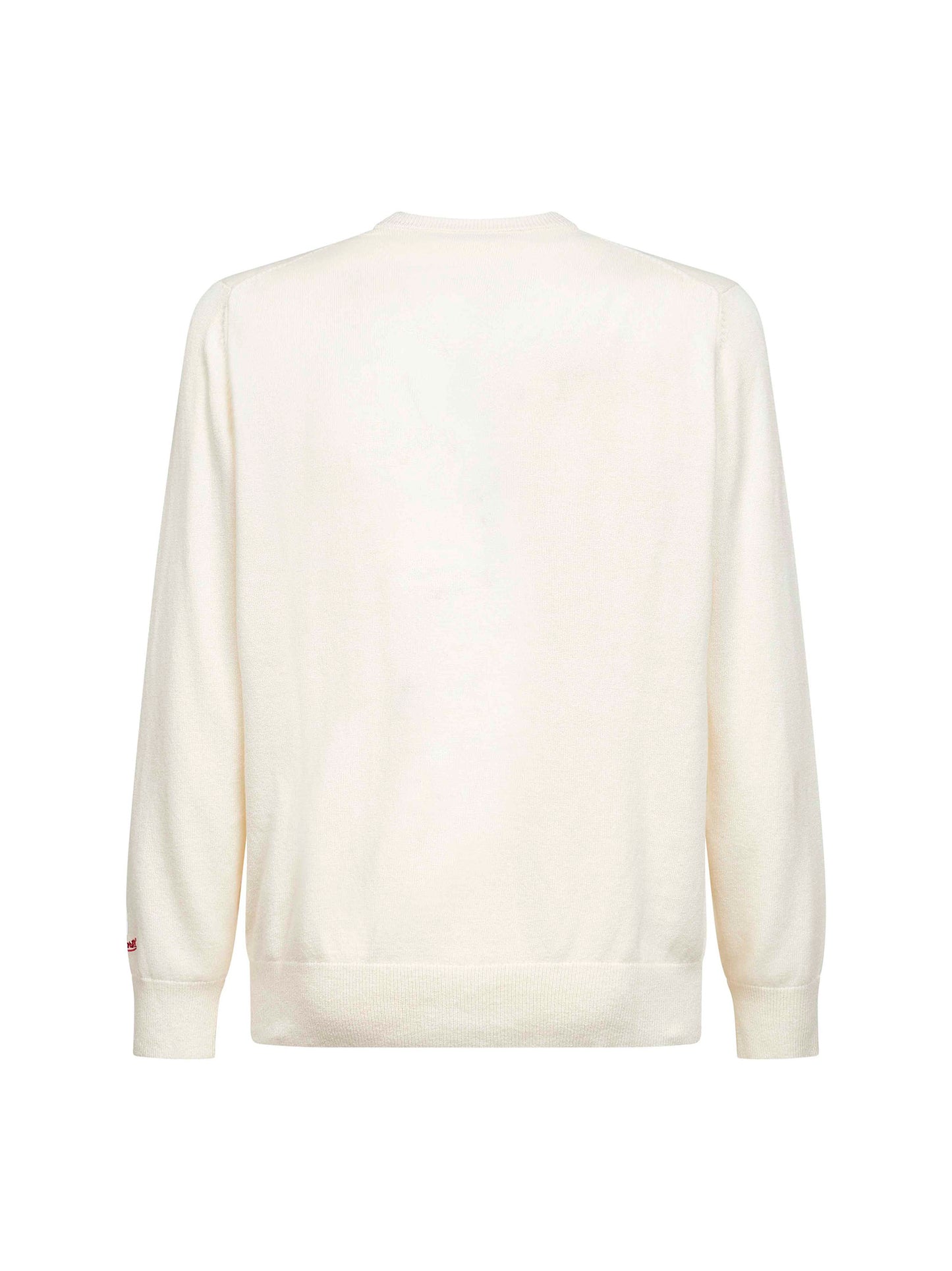 Ivory Heron Light embroidered sweater