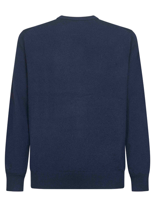 Blue Heron Light embroidered sweater<BR/>