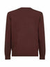 Maglione Heron Light marrone con ricamo