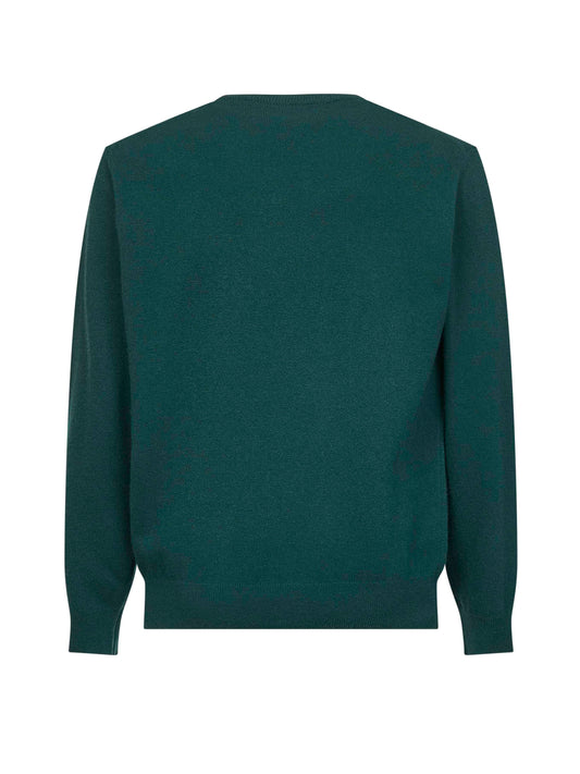 Green Heron Light embroidered sweater