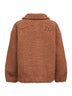 Bomber Jeanne in tessuto teddy marrone