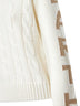 Maglione Malmo avorio con lettering lurex