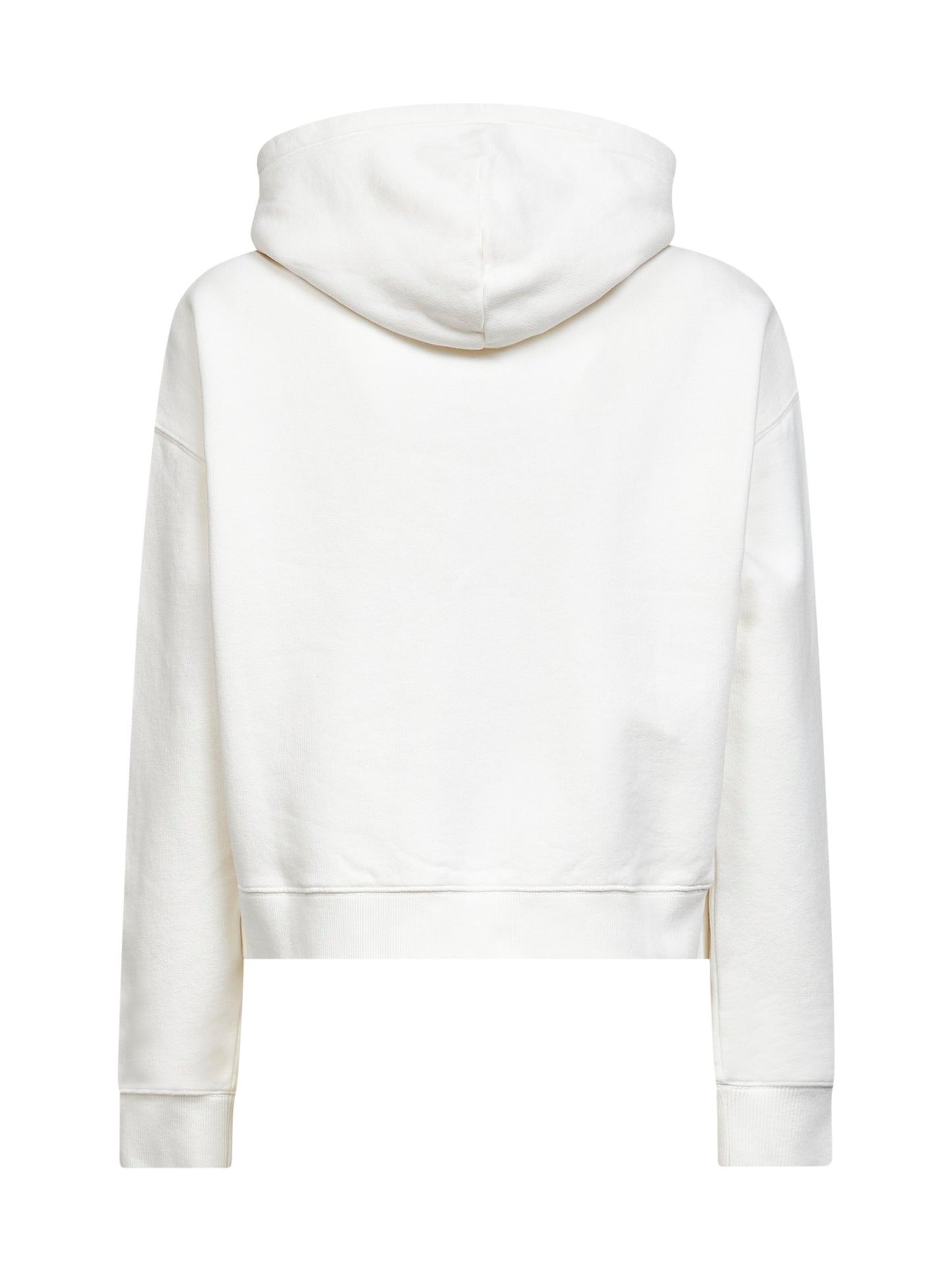 Felpa con cappuccio Mindy in cotone bianco<BR/>