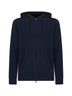 Blue lambswool Notting zip-up hoodie
