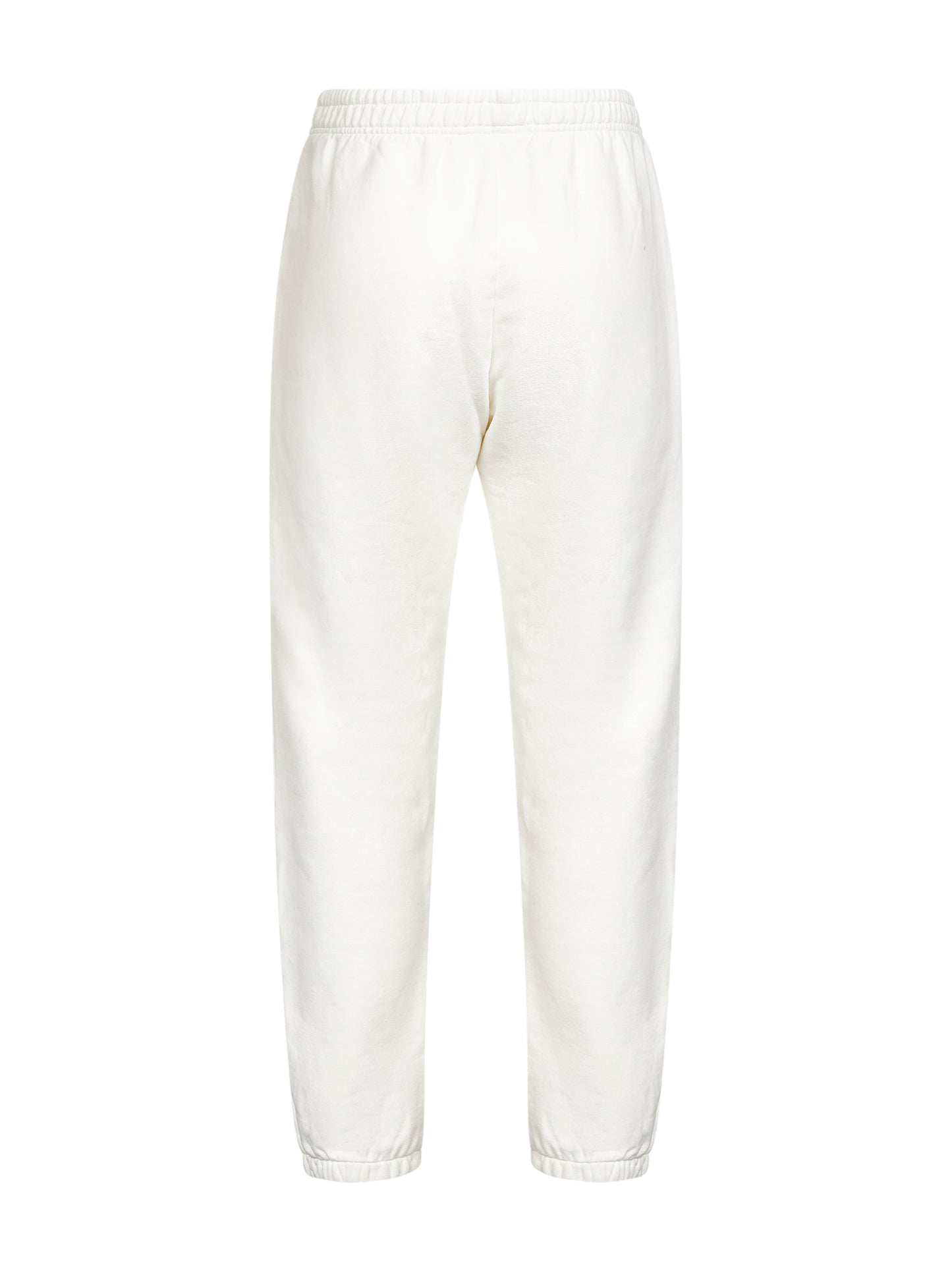 Pantaloni jogger Odalys in pile di cotone bianco