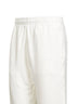 Pantaloni jogger Odalys in pile di cotone bianco