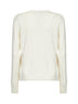 Maglione New Queen in misto lana jacquard bianca