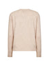 Maglione New Queen in misto lana jacquard beige