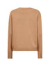 Maglione New Queen in misto lana jacquard marrone