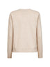 Maglione New Queen in misto lana jacquard beige