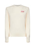 Maglione New Queen avorio con ricamo