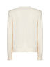 Maglione New Queen avorio con ricamo