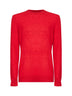 Red stretch alpaca knit Regent sweater