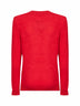 Red stretch alpaca knit Regent sweater