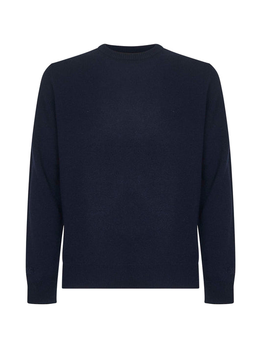 Blue lambswool Regent sweater