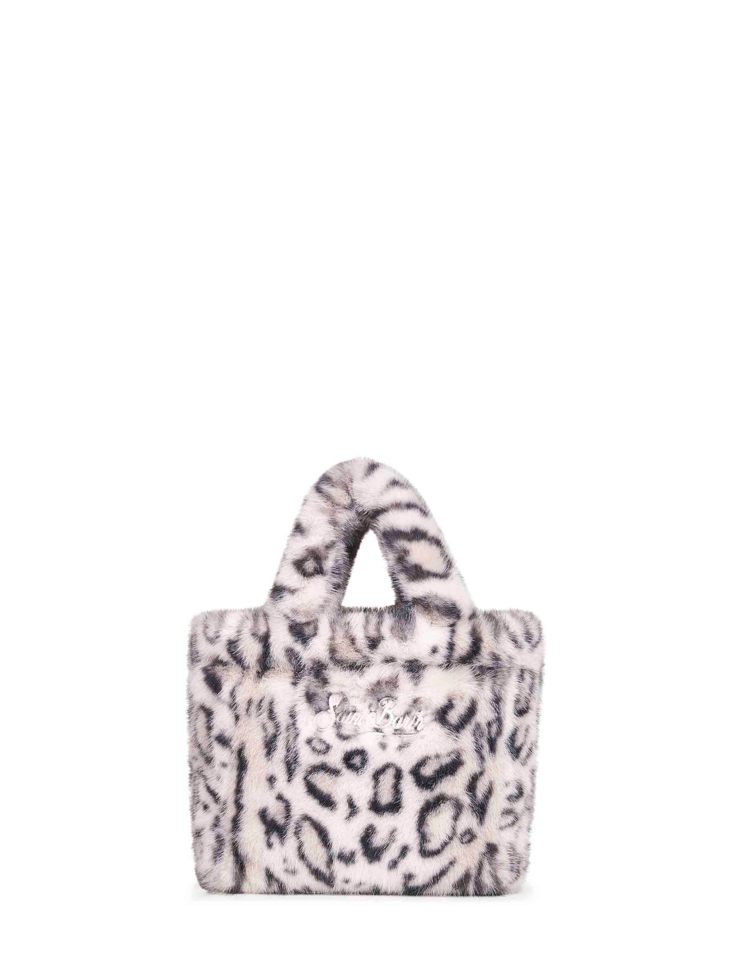 Leopard Vanity Mini Soft Fur handbag