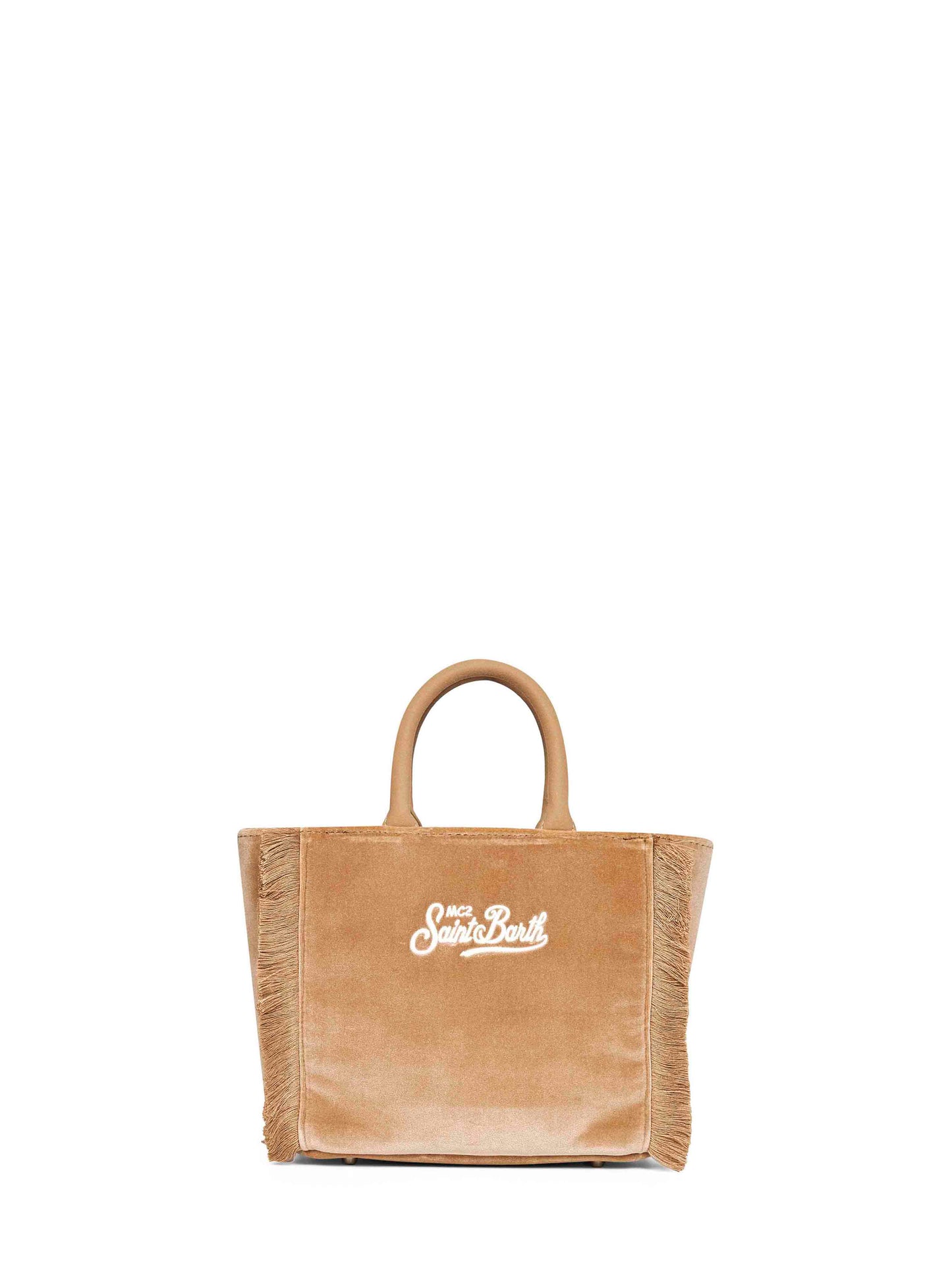 Borsa a mano Vanity Mini Velvet beige